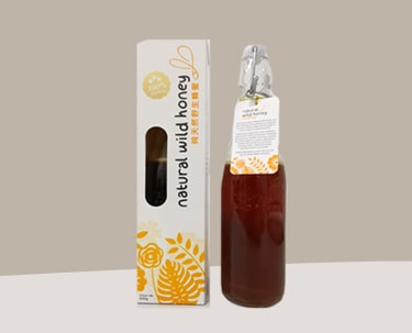 100% Natural Wild Honey - 
Bottle (600g) Product colour - Medium (LG)