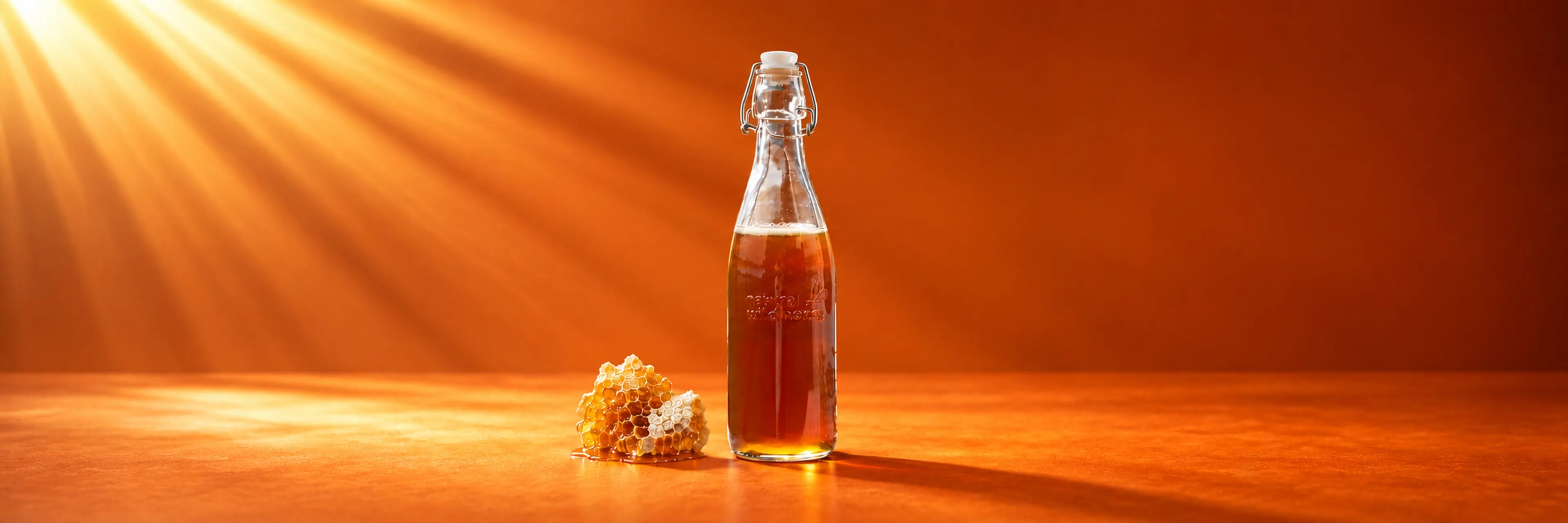 Raw wild honey from the Indonesian rainforest