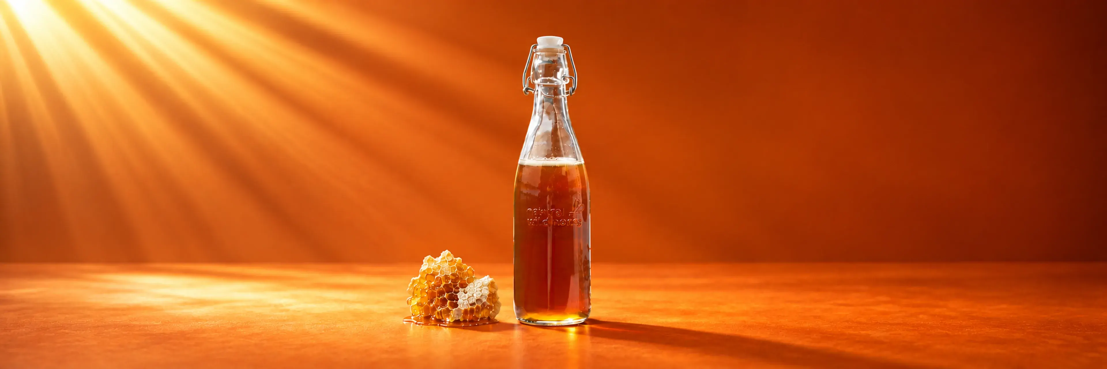 Raw wild honey from the Indonesian rainforest